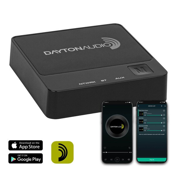 Main product image for Dayton Audio WBA51 Bluetooth and Network Audio Receiver with IR Remote300-598